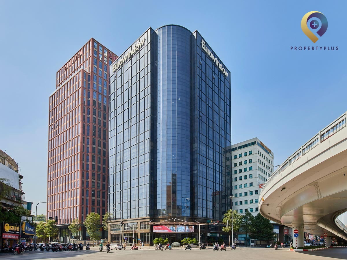 Toà nhà Eurowindow nhìn từ góc phố Tôn Thất Tùng, Quận Đống Đa - hình ảnh từ Property Plus